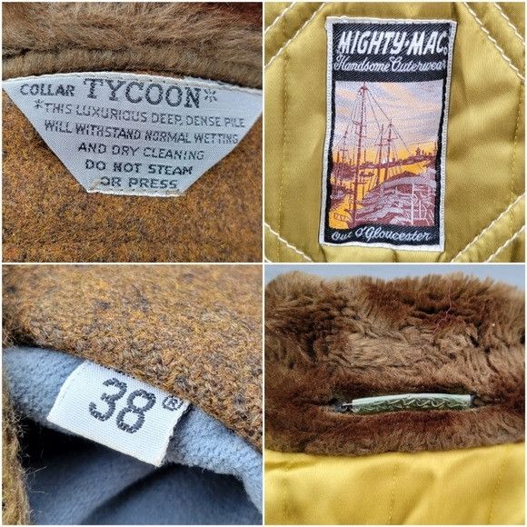 Vintage Vintage 50s Mighty-Mac Brown All Weather Stadium Over Coat S Size US L / EU 52-54 / 3 - 6 Thumbnail