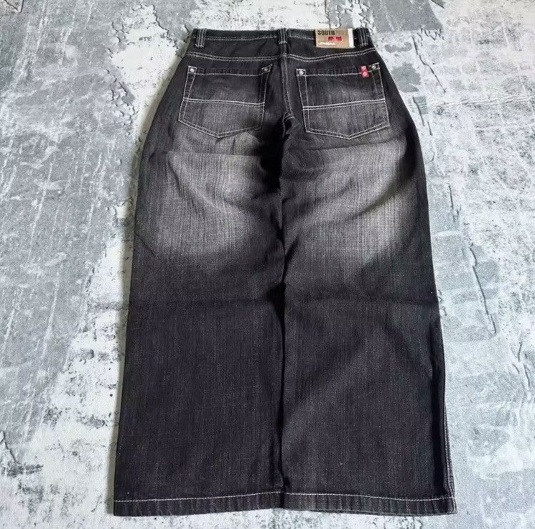 Other Vintage Black Denim Maxi Skirt 🖤 Size 29" - 2 Thumbnail