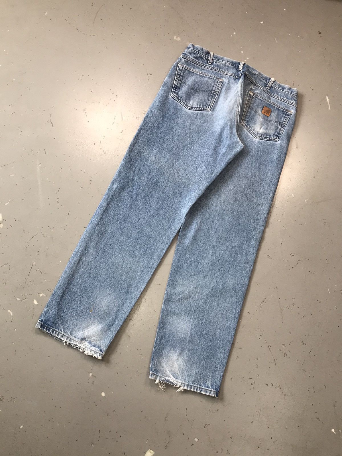 Carhartt Vintage Carhartt B17 DST repaired denim Size US 38 / EU 54 - 13 Thumbnail