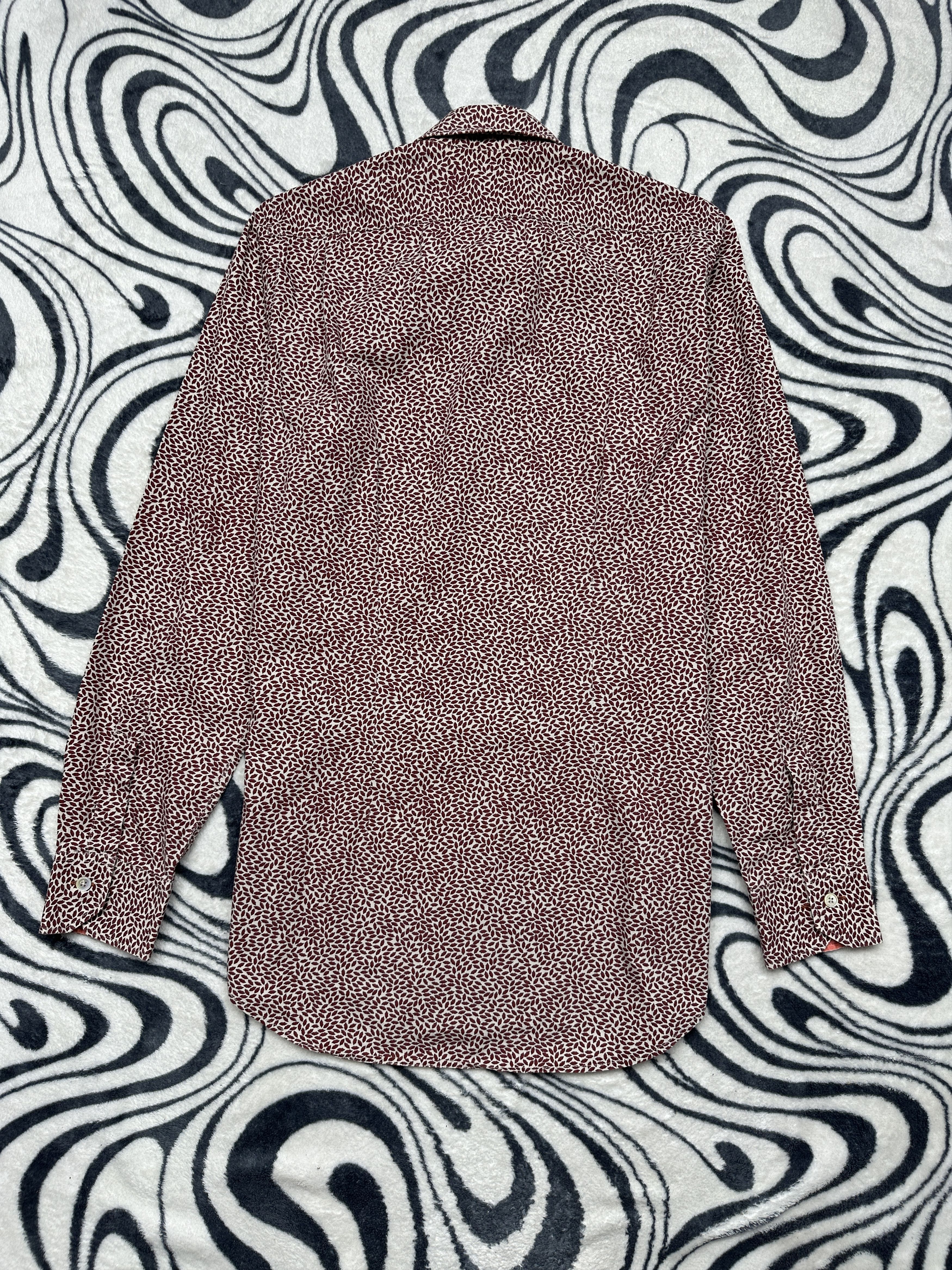 Paul Smith Paul Smith Mens Long Sleeve Shirt Lips Print Size US M / EU 48-50 / 2 - 6 Thumbnail