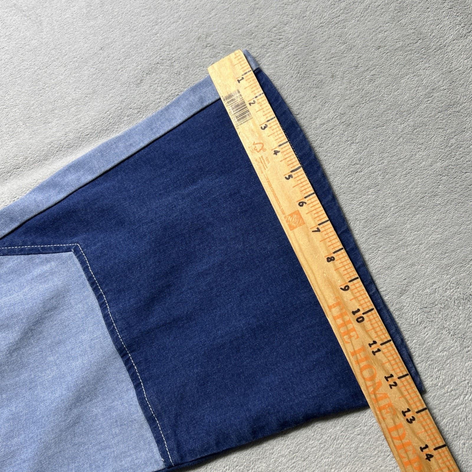 JNCO Patchwork Colorblock Overalls Womens 13 32x33 Beyond Baggy Size 32" / US 10 / IT 46 - 9 Thumbnail