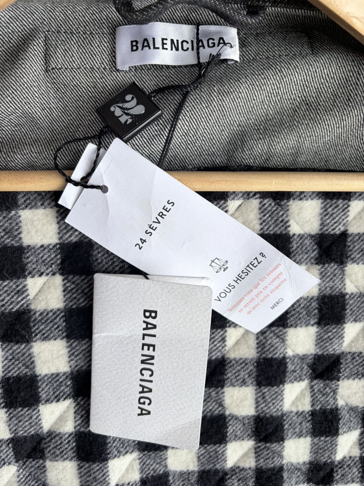 Balenciaga Balenciaga NWT fw18 runway denim layered trench Size US L / EU 52-54 / 3 - 5 Thumbnail
