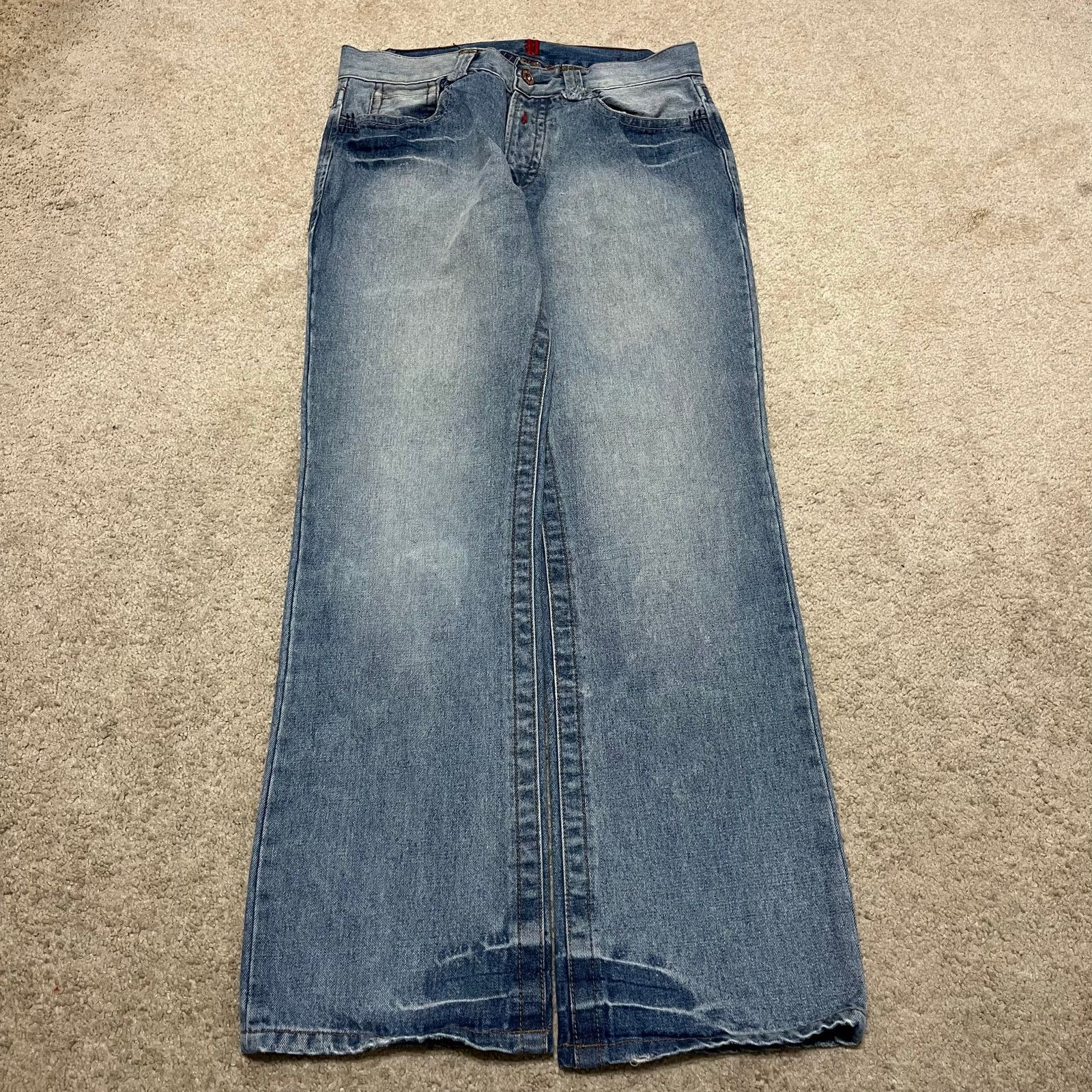 Other DMAX Y2K Baggy Skater Faded Acid Washed Wide Leg Jeans 32x32 Size US 32 / EU 48 - 1 Thumbnail