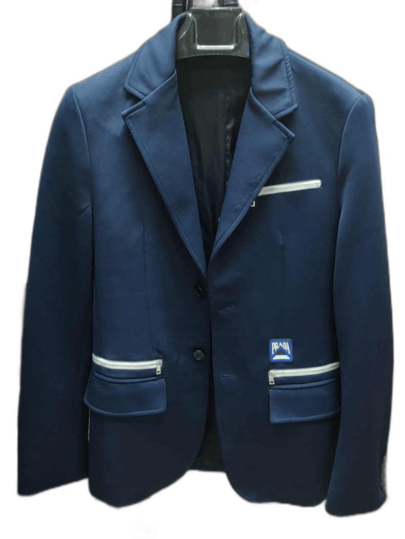 Prada Dark Blue Suit Jacket