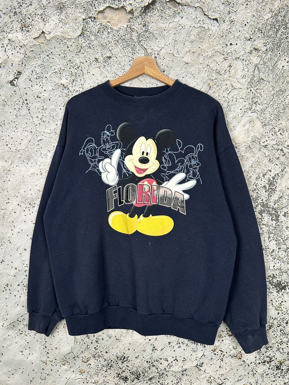 Disney Vintage Mickey Mouse Disney Florida Crewneck Boxy 90s Size US L / EU 52-54 / 3 - 1 Thumbnail