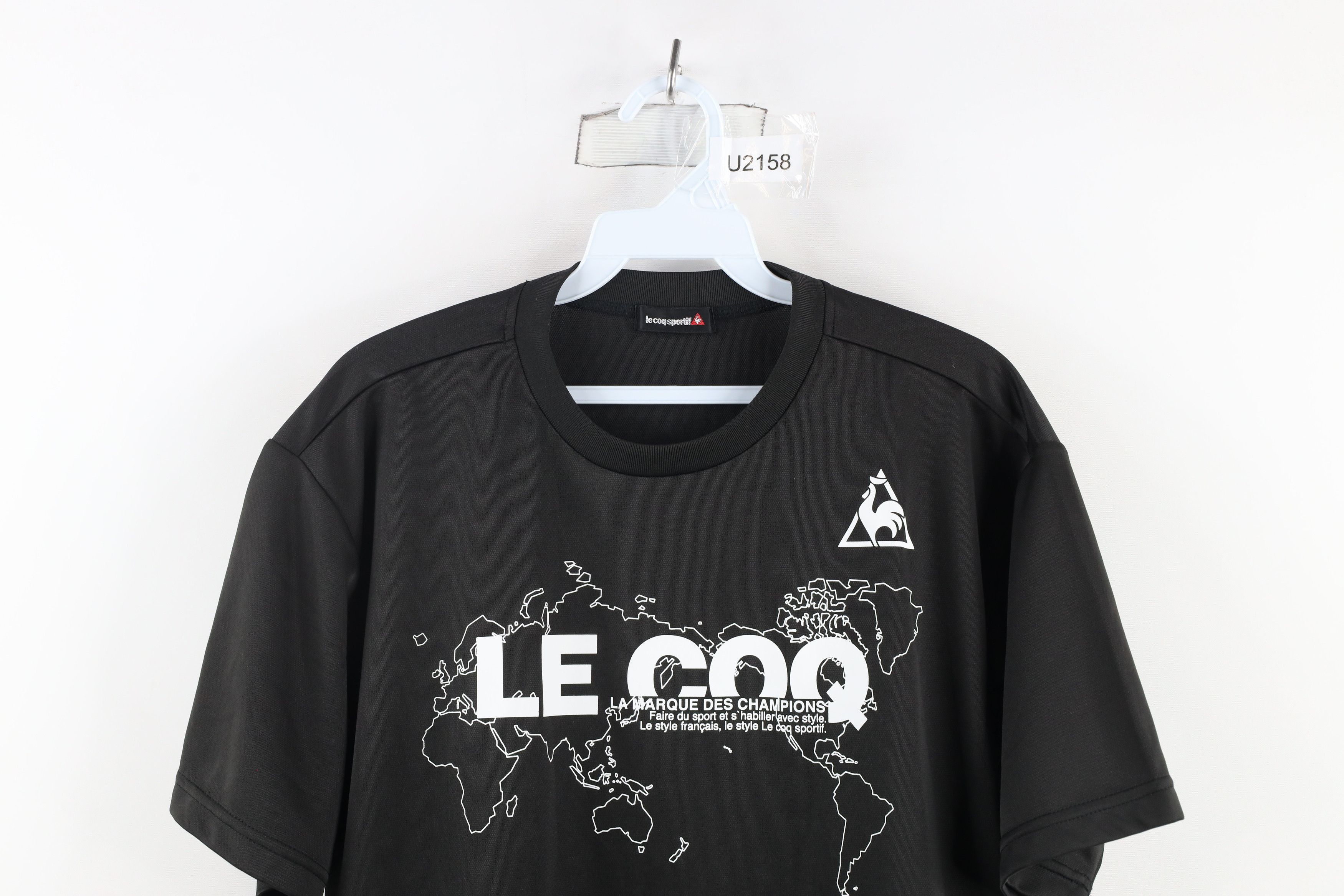 Le Coq Sportif × Vintage Vintage le coq sportif Marque Des Champions Soccer T-Shirt Size US L / EU 52-54 / 3 - 2 Thumbnail
