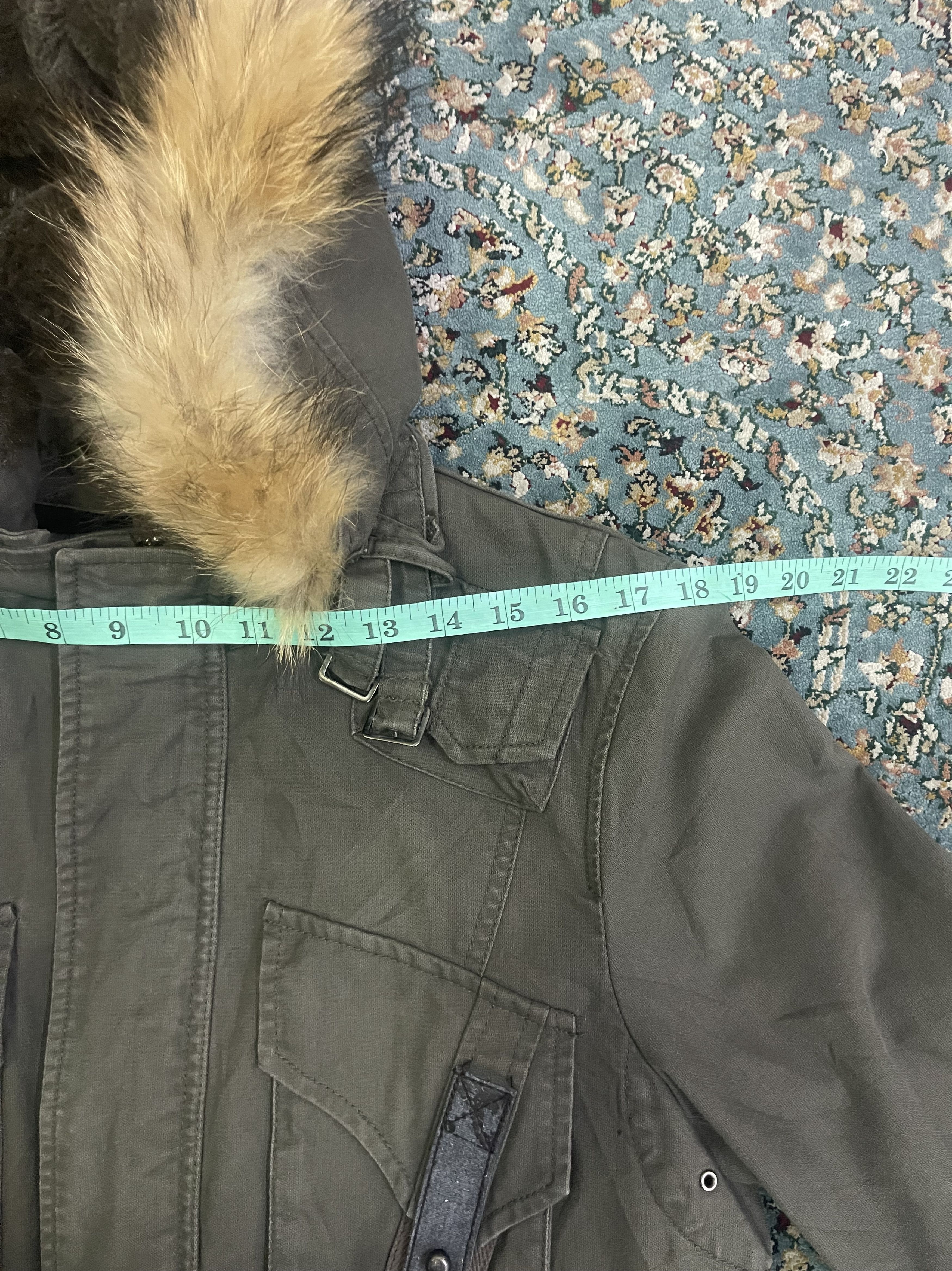 PPFM PPFM Fur Hood Military Parka Jacket Olive Green Size M Coat Size US M / EU 48-50 / 2 - 10 Thumbnail