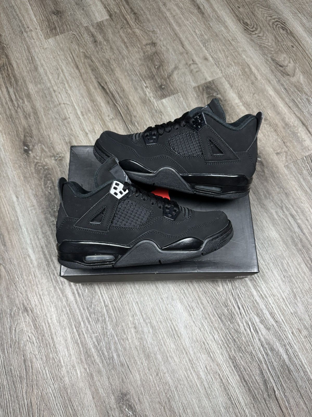 Jordan Brand Jordan 4 Retro Black Cat (2020) (GS) Size 5.5Y/7W Size US 5.5 / EU 38 - 1 Thumbnail