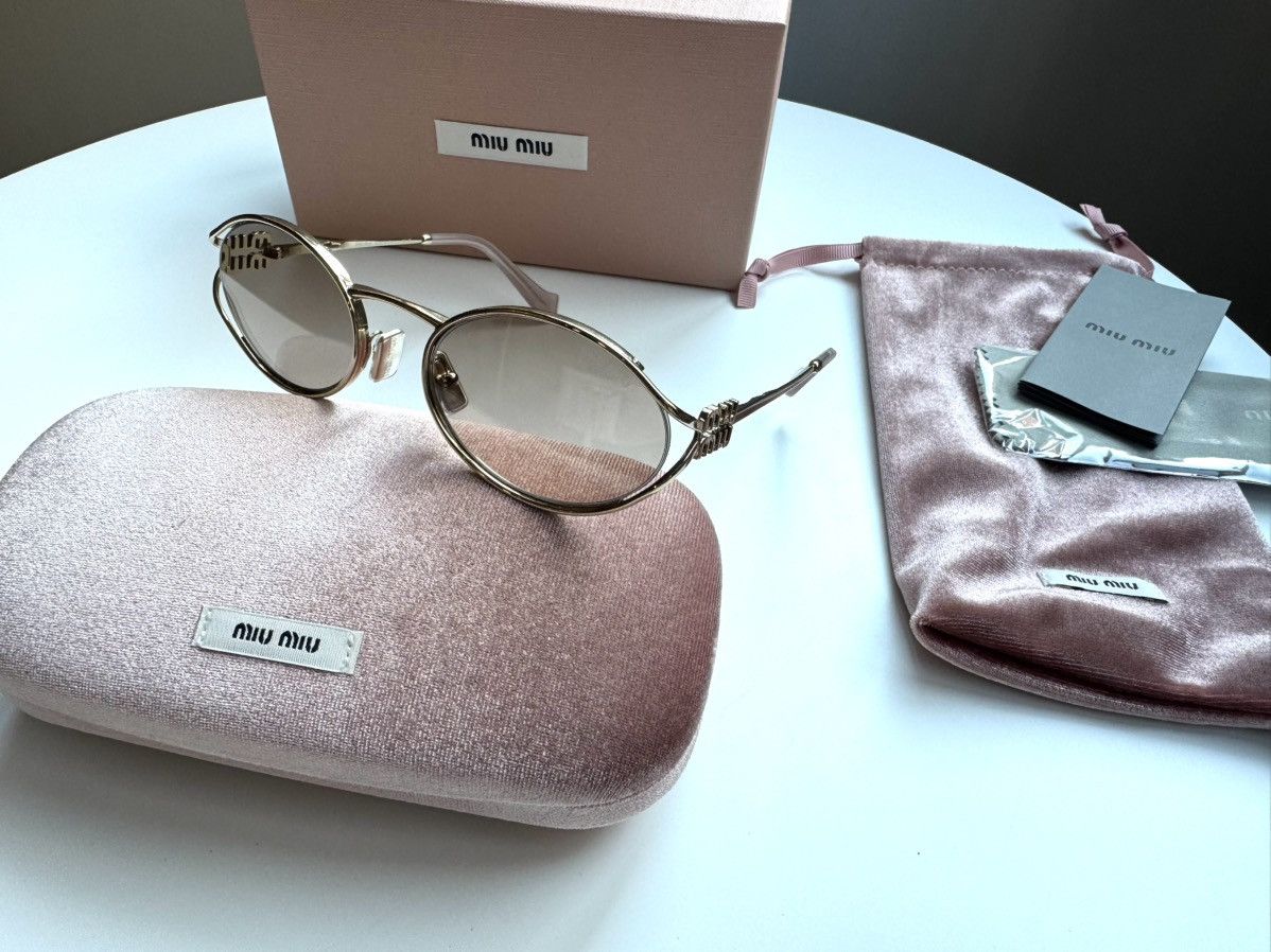 Miu Miu NEW Miu Miu sunglasses SMU 52YS ZVN-20F Size ONE SIZE - 6 Thumbnail