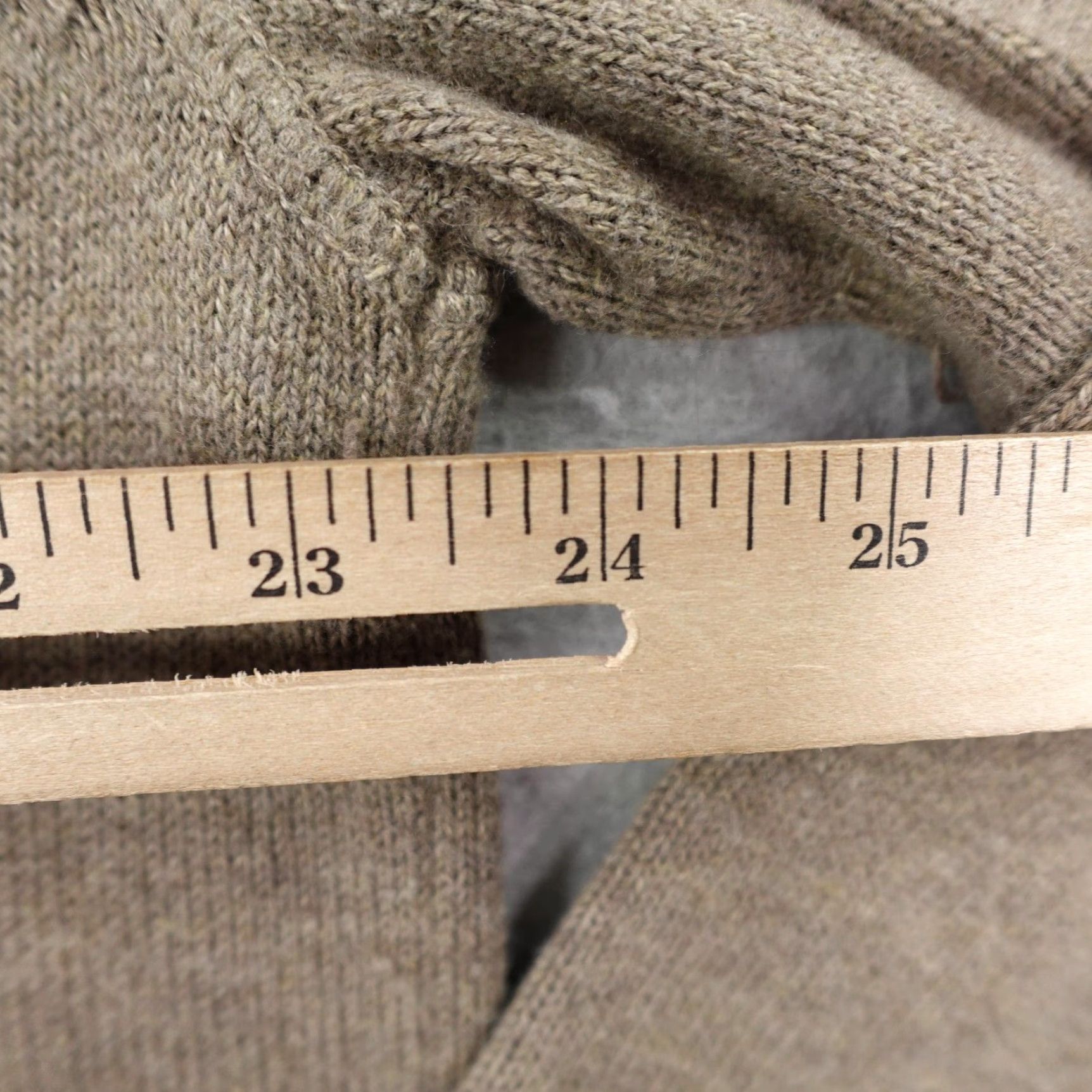 Gap Gap Sweater Mens Large Beige Tan Full Zip Hoodie Knit Cotton Wool Blend Pockets Size US L / EU 52-54 / 3 - 6 Thumbnail