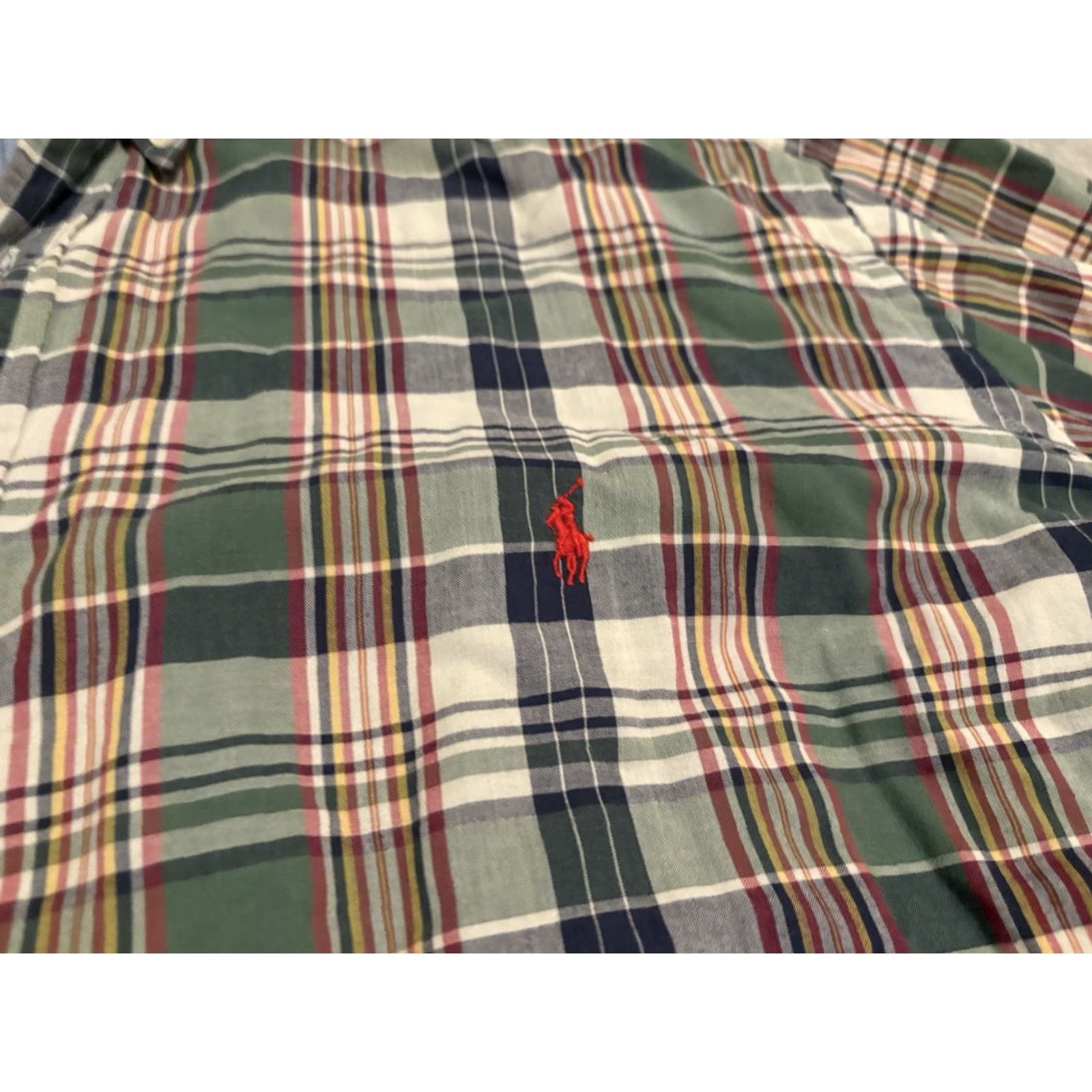 Polo Ralph Lauren VINTAGE Polo Ralph Lauren Long Sleeve Plaid Button-Up Pony Shirt Mens 4XB 4XL Size US XXL / EU 58 / 5 - 3 Thumbnail