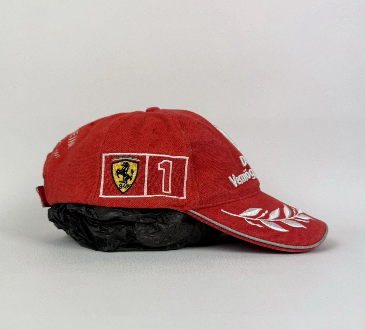 Ferrari Ferrari Michael Schumacher World Champion Racing Cap Hat Red Size ONE SIZE - 6 Thumbnail