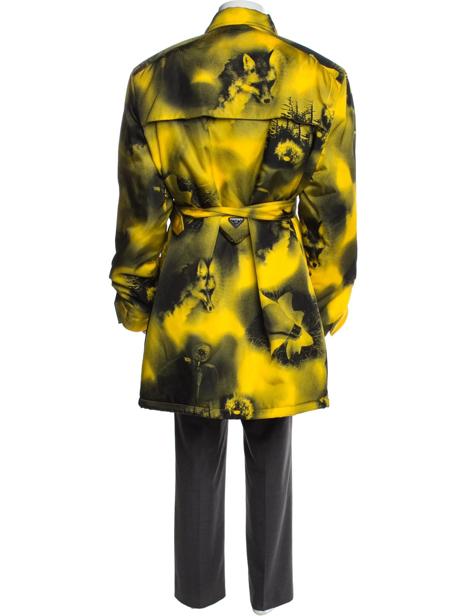 Prada Prada Re-Nylon abstract-printed parka coat Size US XL / EU 56 / 4 - 5 Thumbnail