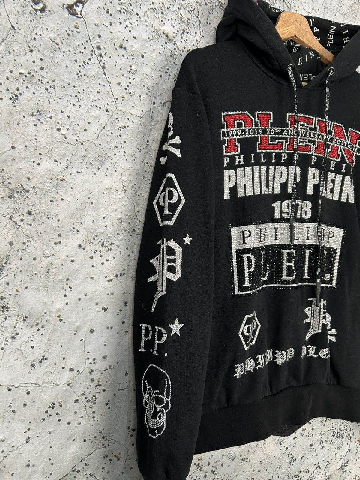Philipp Plein Philipp Plein Avant Garde Hoodie Affliction Designer Archive Size US L / EU 52-54 / 3 - 4 Thumbnail