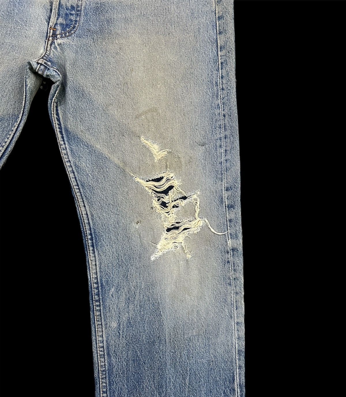 Levi's × Vintage Vintage Levis 80s 501 Distressed Size US 33 - 6 Thumbnail