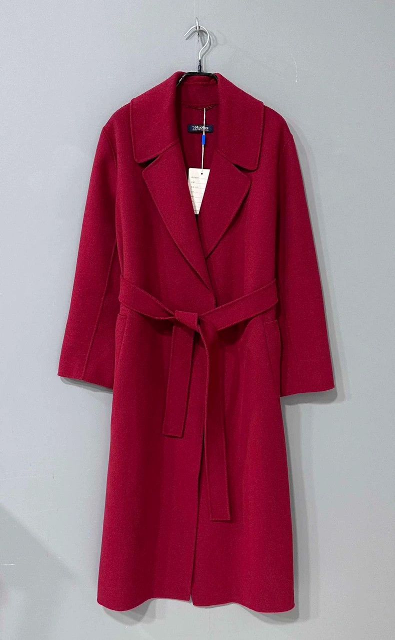 Max Mara MaxMara Livia Wool Red Coat -dmc Size US M / EU 48-50 / 2 - 1 Thumbnail