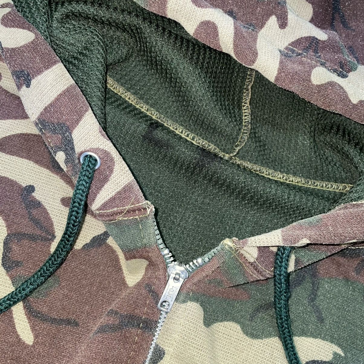 Vintage Montgomery Ward Camo Thermal Lined Zip Up Hoodie Size US L / EU 52-54 / 3 - 3 Thumbnail