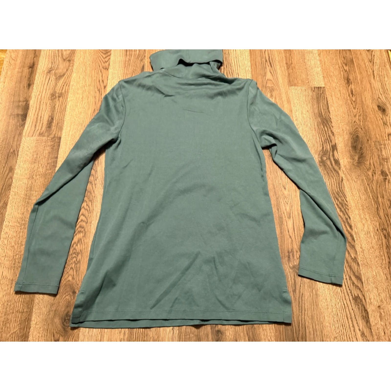 Isaac Mizrahi Isaac Mizrahi Live Shirt Women's Size Small Green Long Sleeve Turtleneck Size S / US 4 / IT 40 - 2 Thumbnail
