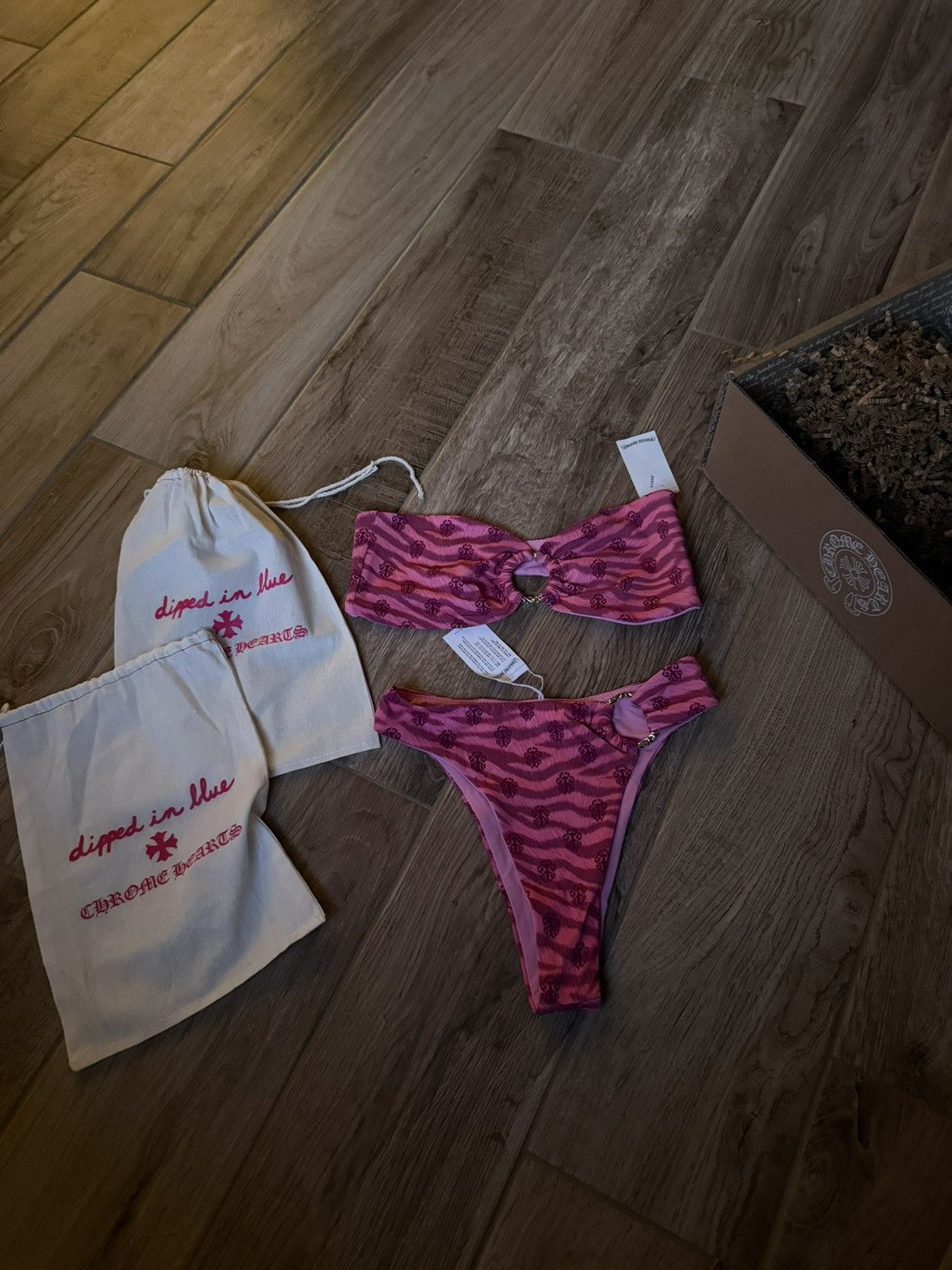 Chrome Hearts Chrome hearts x dipped in blue bikini set Size S / US 4 / IT 40 - 1 Thumbnail