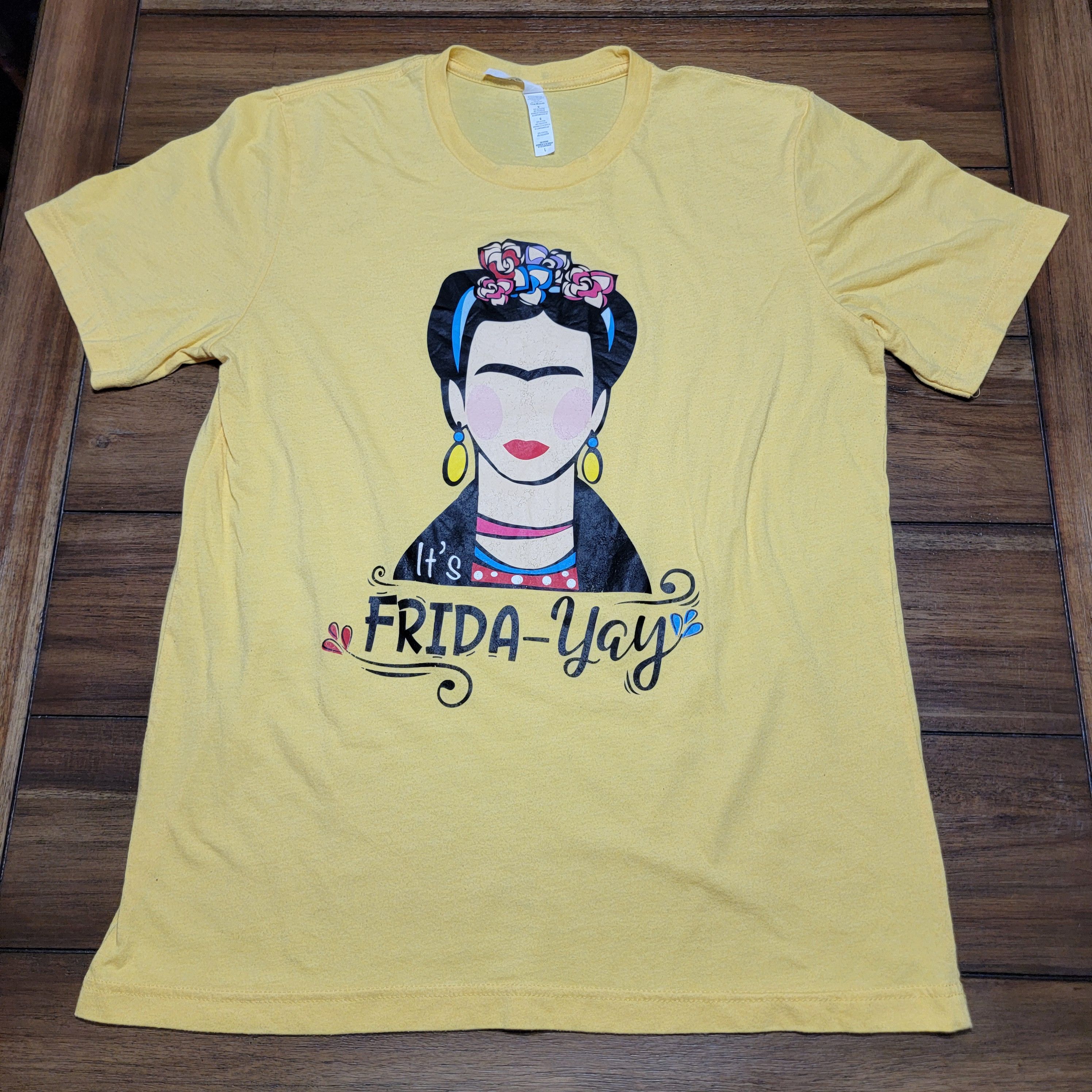 Other Bella Canvas SS Tee Frida Kahlo "It's Frida-Yay" - Large Size L / US 10 / IT 46 - 1 Thumbnail