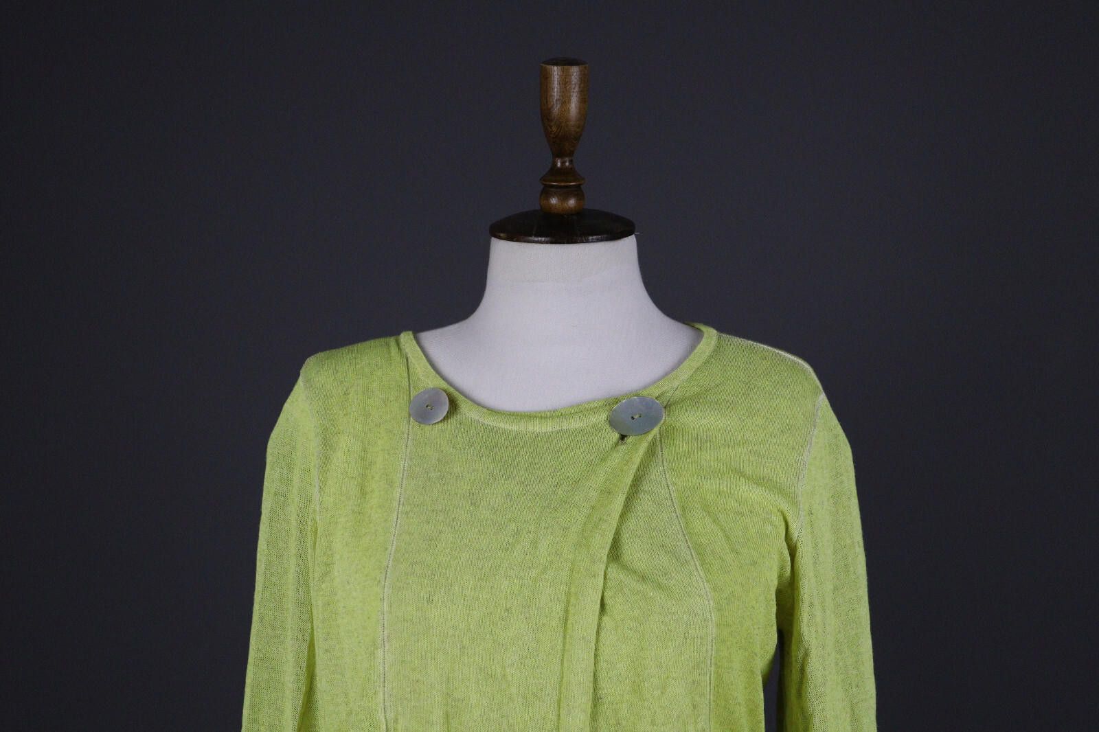 Other Bottega by Elisa Cavaletti One Button Linen Sweater Size S Size S / US 4 / IT 40 - 2 Thumbnail