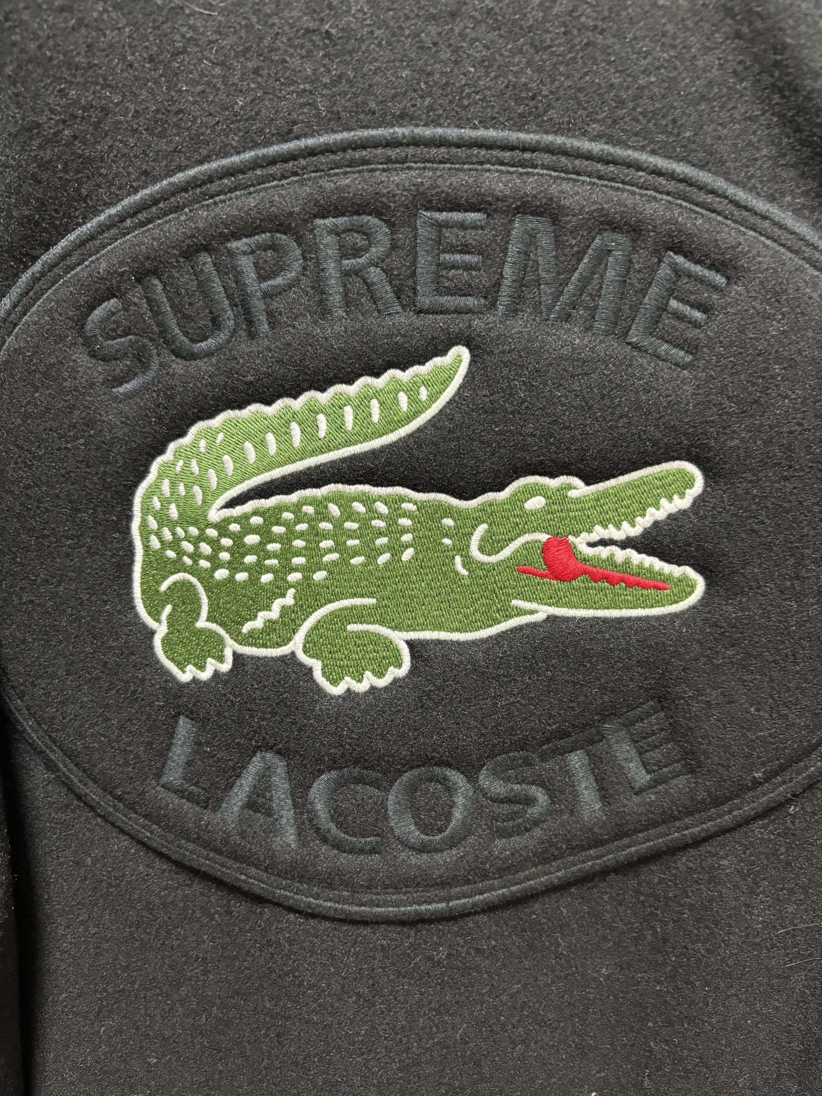 Lacoste × Supreme Supreme Lacoste Wool bomber Jacket Size US S / EU 44-46 / 1 - 3 Thumbnail