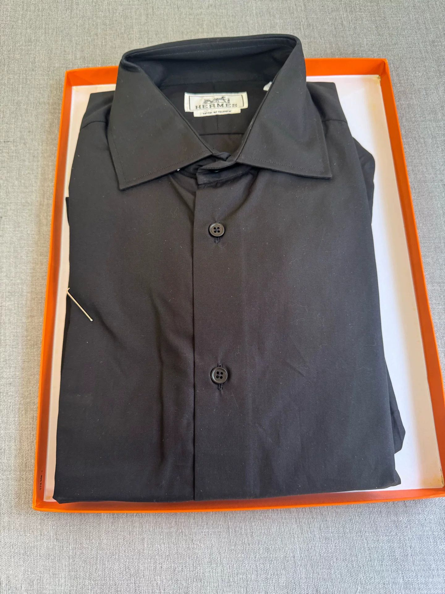Hermes Hermes Black Long Sleeve Shirt Size US S / EU 44-46 / 1 - 1 Thumbnail