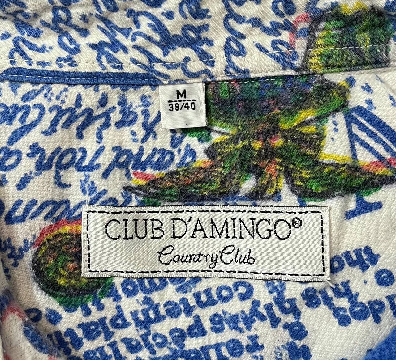 Other True Vintage Club D'amingo Crazy Shirt Retro Oldschool Size US M / EU 48-50 / 2 - 8 Thumbnail