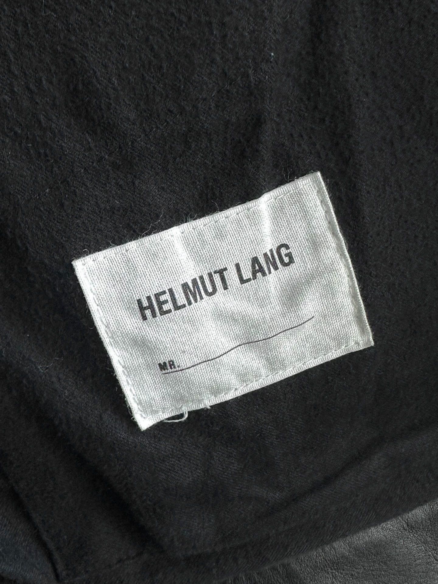 Helmut Lang Helmut Lang Irregular Pocket Leather Jacket Size US S / EU 44-46 / 1 - 5 Thumbnail