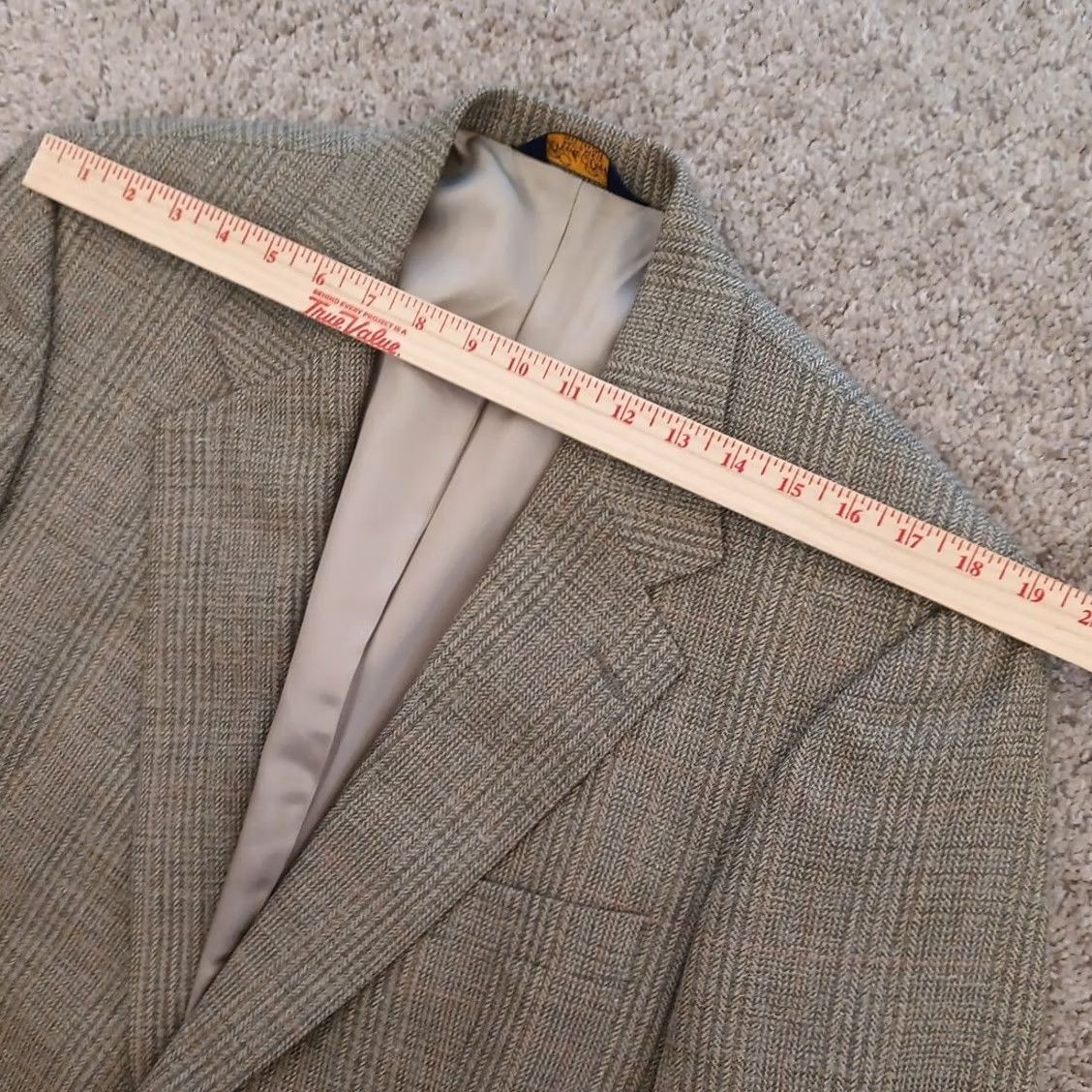 Brooks Brothers Brooks Brothers Blazer Mens 42 Long Green Plaid Single-Breasted Two-Button Notch Lapel Vintage No Size 42R - 2 Thumbnail