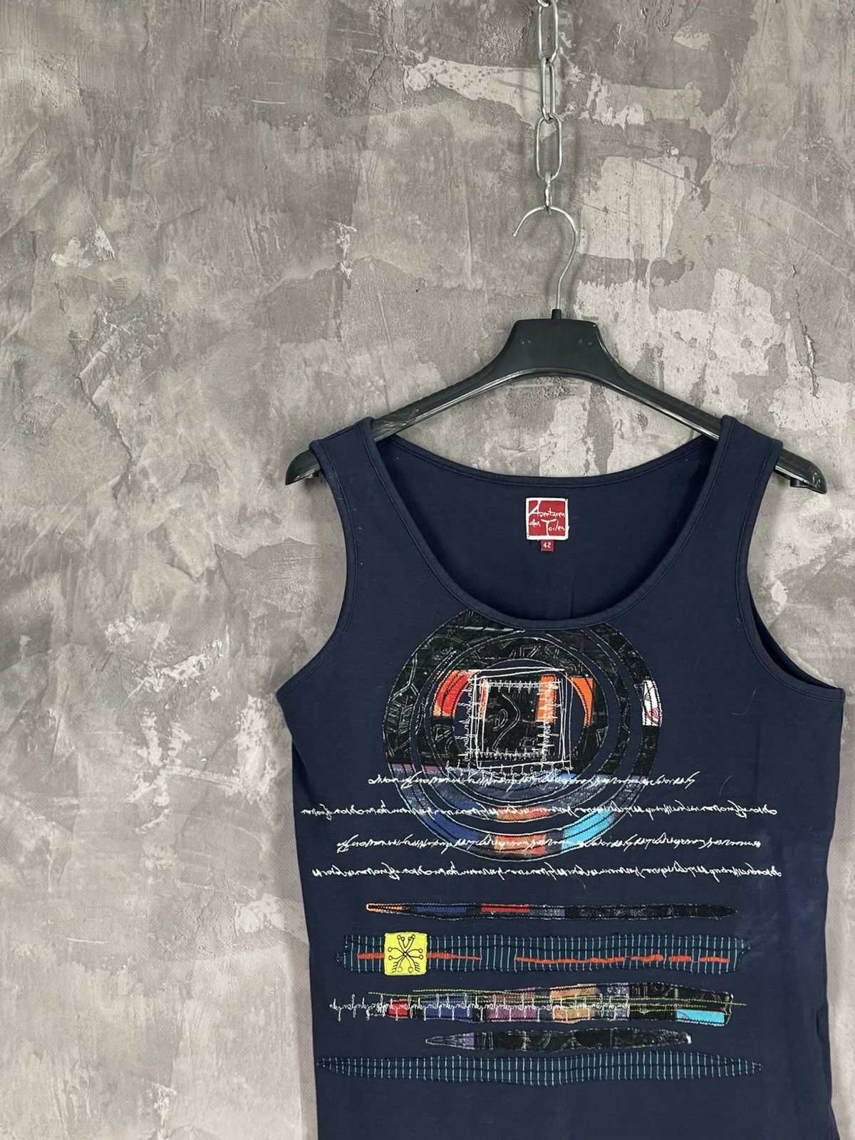 Japanese Brand Avantures Des Toiles Y2K Rare Big Print Logo Tank Top Size M / US 6-8 / IT 42-44 - 3 Thumbnail