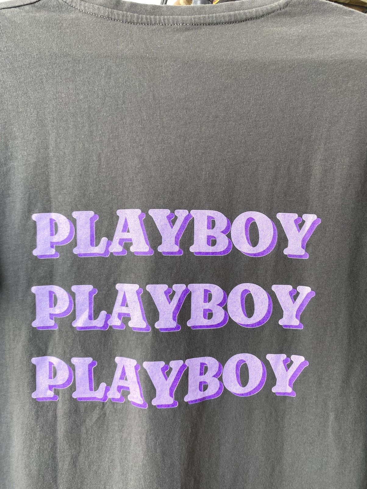 Playboy Vintage Play Boy T Shirt Naked Sexy Girl Print Size US L / EU 52-54 / 3 - 6 Thumbnail