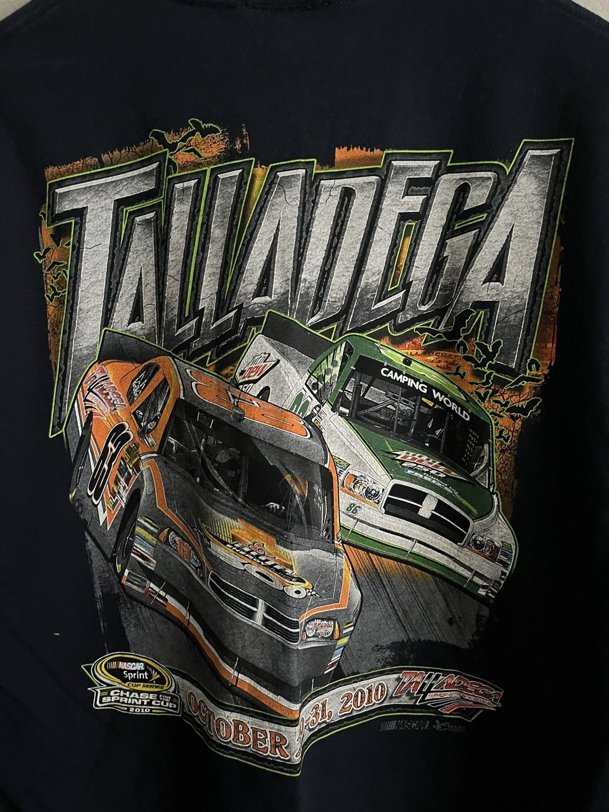 Vintage Vintage 2010 Talldega Chase Authentics Racing Tee Size US XL / EU 56 / 4 - 8 Thumbnail