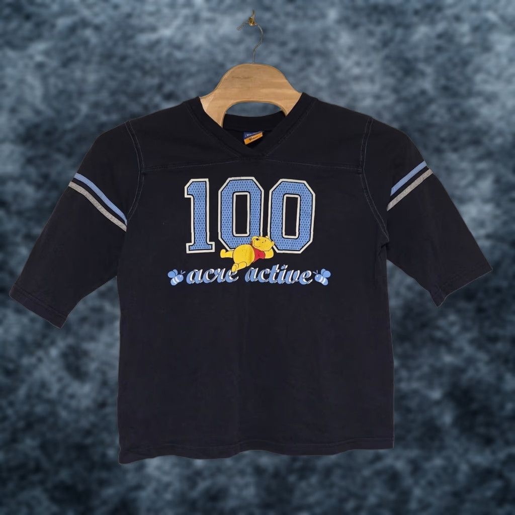 Disney VINTAGE Disney Winnie the Pooh 100 Acre Actives Women’s Large Blue 3/4 sleeves T-Shirt Womens L Blue Pooh Size L / US 10 / IT 46 - 1 Thumbnail