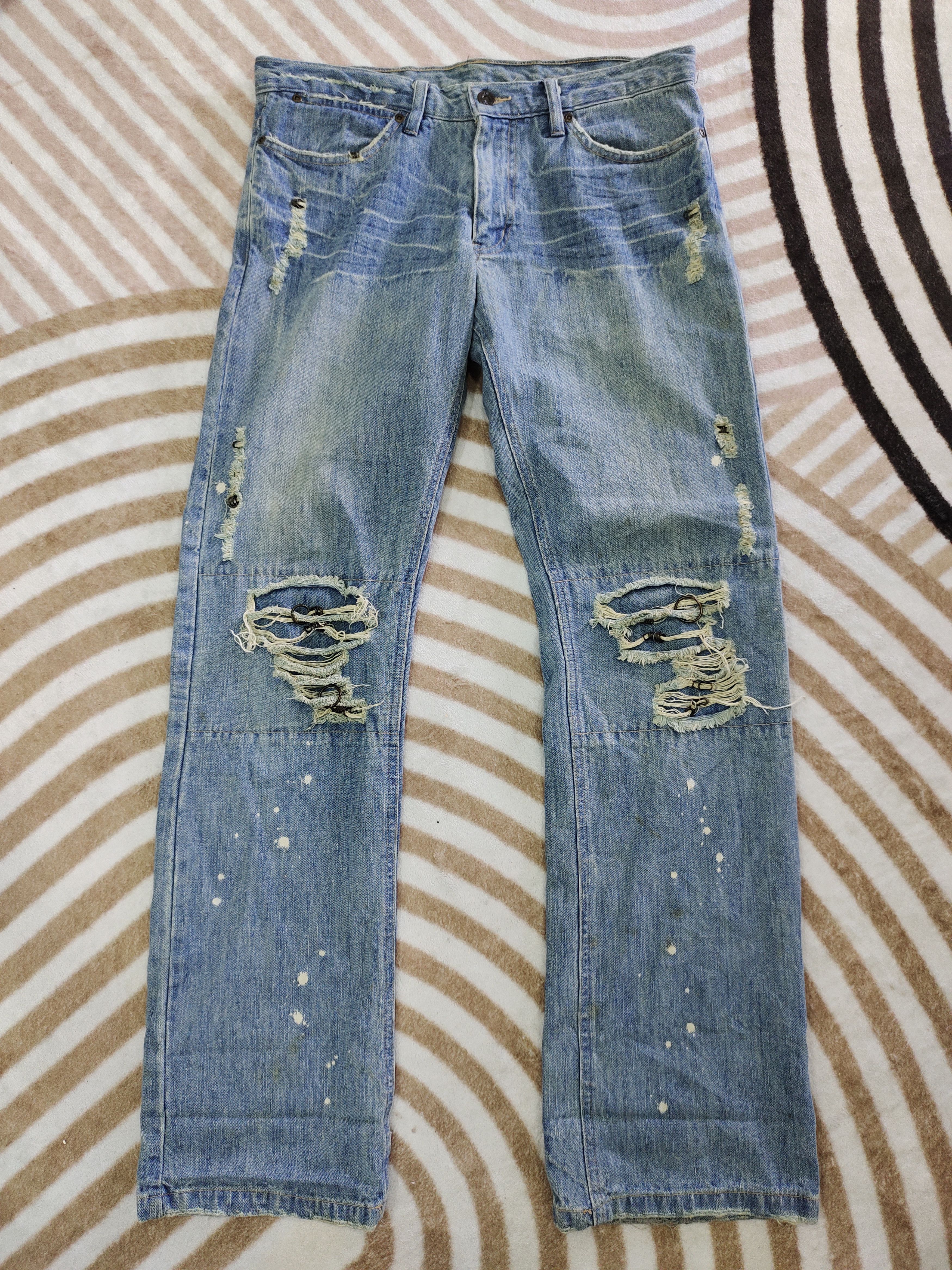 If Six Was Nine If six was nine distressed jeans Size US 34 / EU 50 - 1 Thumbnail