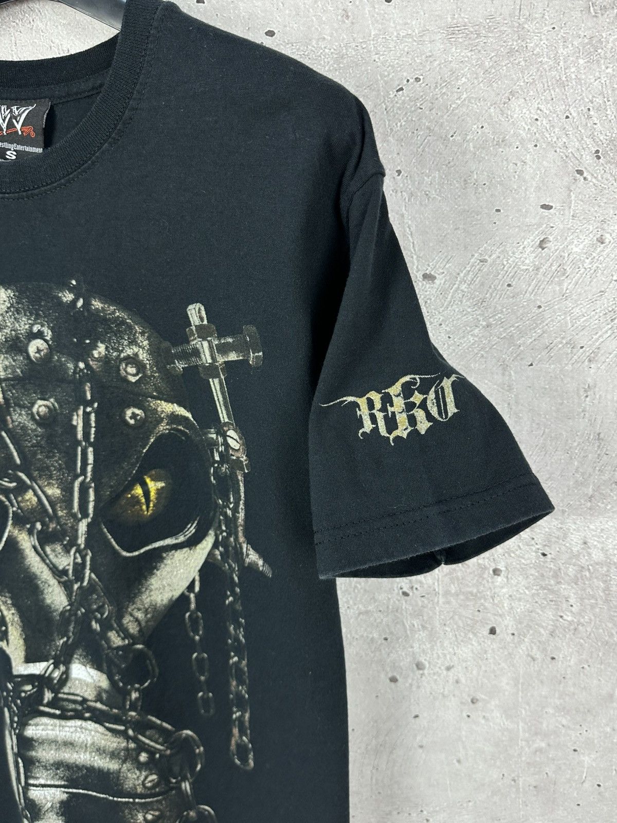 WWE Vintage WWE Randy Orton RKO Printed Black T-shirt Size US XS / EU 42 / 0 - 4 Thumbnail