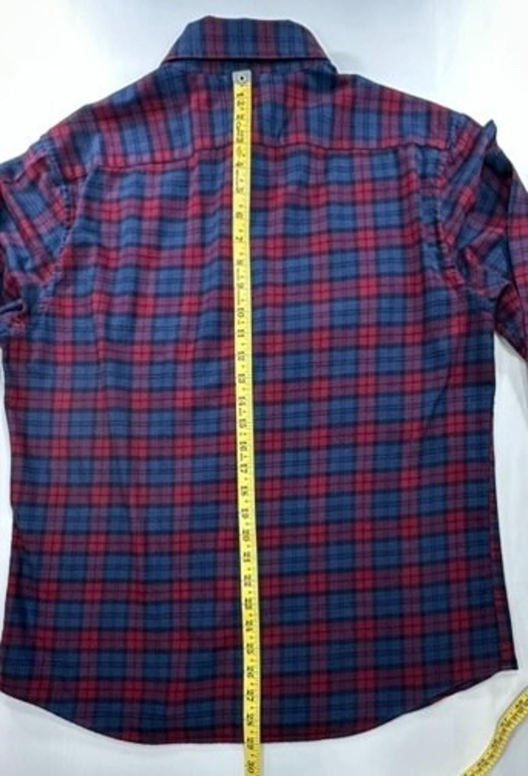 Banana Republic Banana Republic Untucked Fit Plaid Button Up Red/Blue Mens L Size US L / EU 52-54 / 3 - 3 Thumbnail