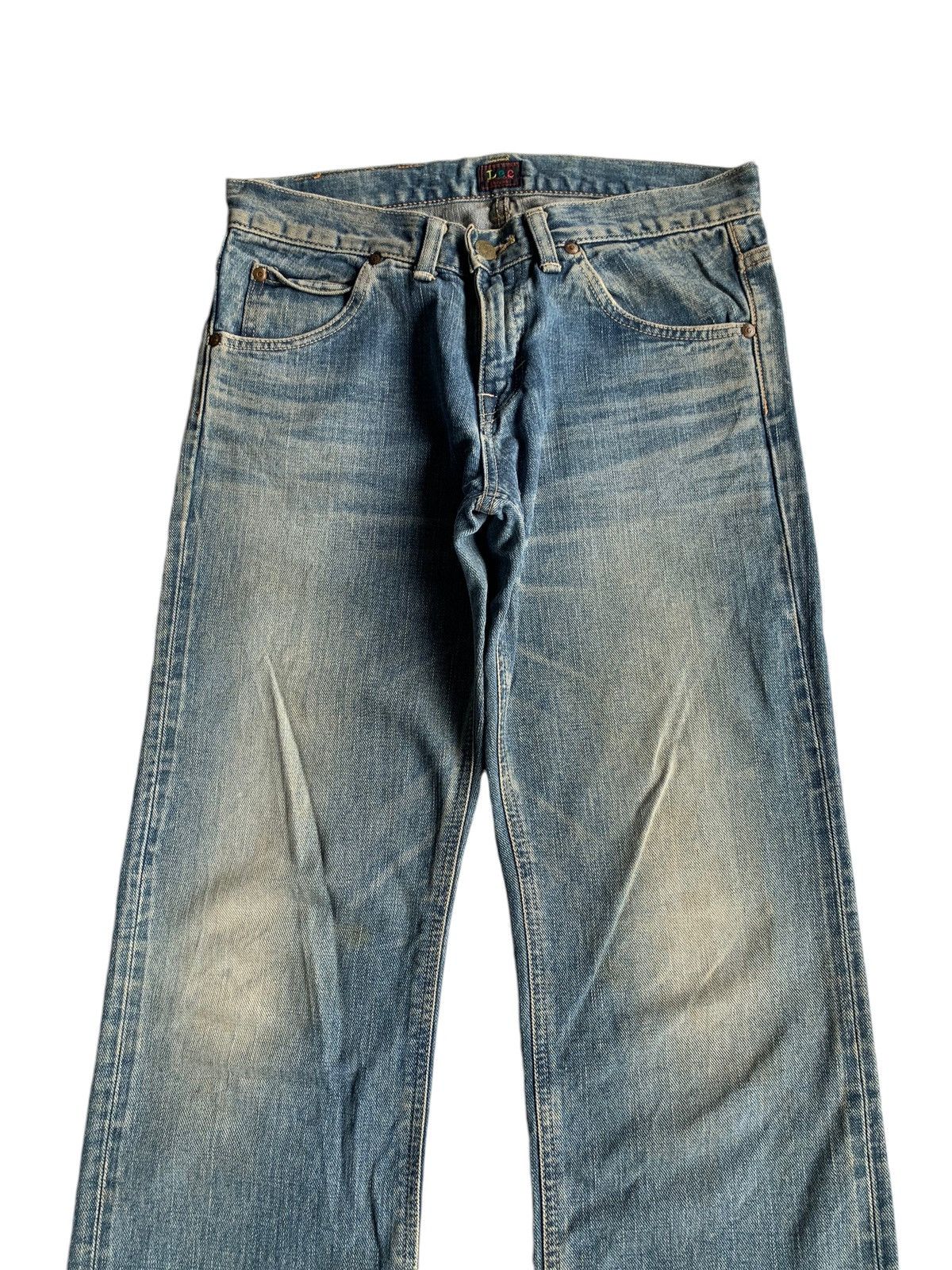 Jean × Lee Vintage Lee Riders Selvedge Distressed Denim Size US 30 / EU 46 - 7 Thumbnail