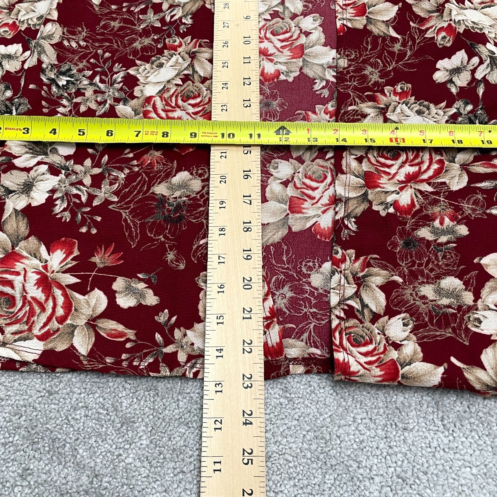 Vintage Papermoon Open Cover Up Kimono Top Womens L Red Floral Casual Bohemian Beach Shirt Size L / US 10 / IT 46 - 5 Thumbnail