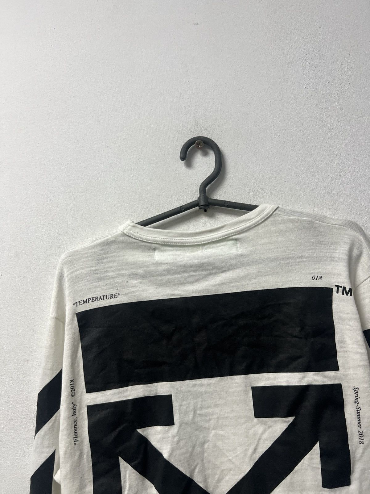 Off-White Off White Mona Lisa Long Sleeve Big Logo Mens Size US S / EU 44-46 / 1 - 17 Thumbnail