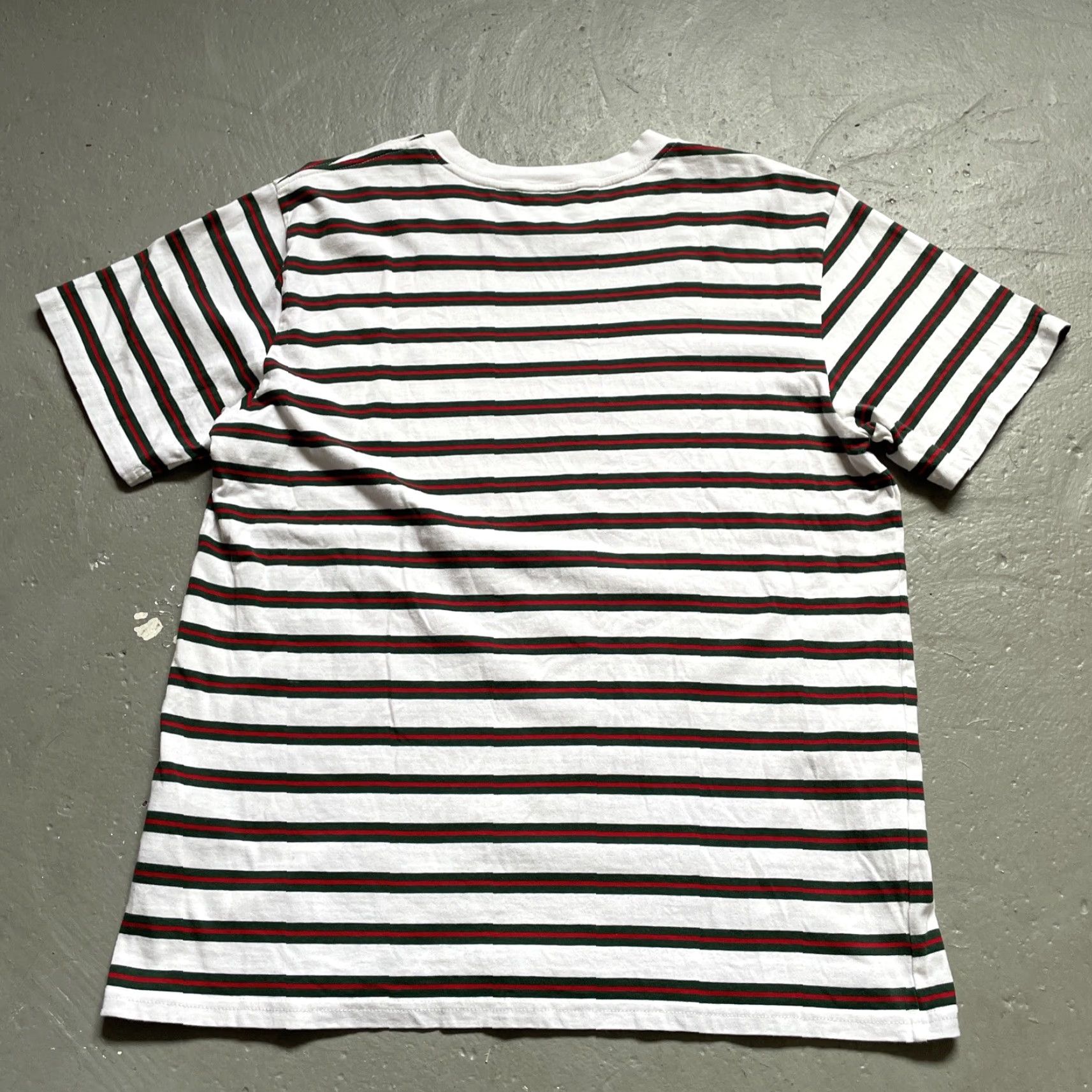 Carhartt Wip Carhartt WIP Oakland T-Shirt Border Stripe Surf Skate Street L Unisex Adults Multicolor Striped 90s Christmas Theme Mens Women Boys Girls Size US L / EU 52-54 / 3 - 6 Thumbnail