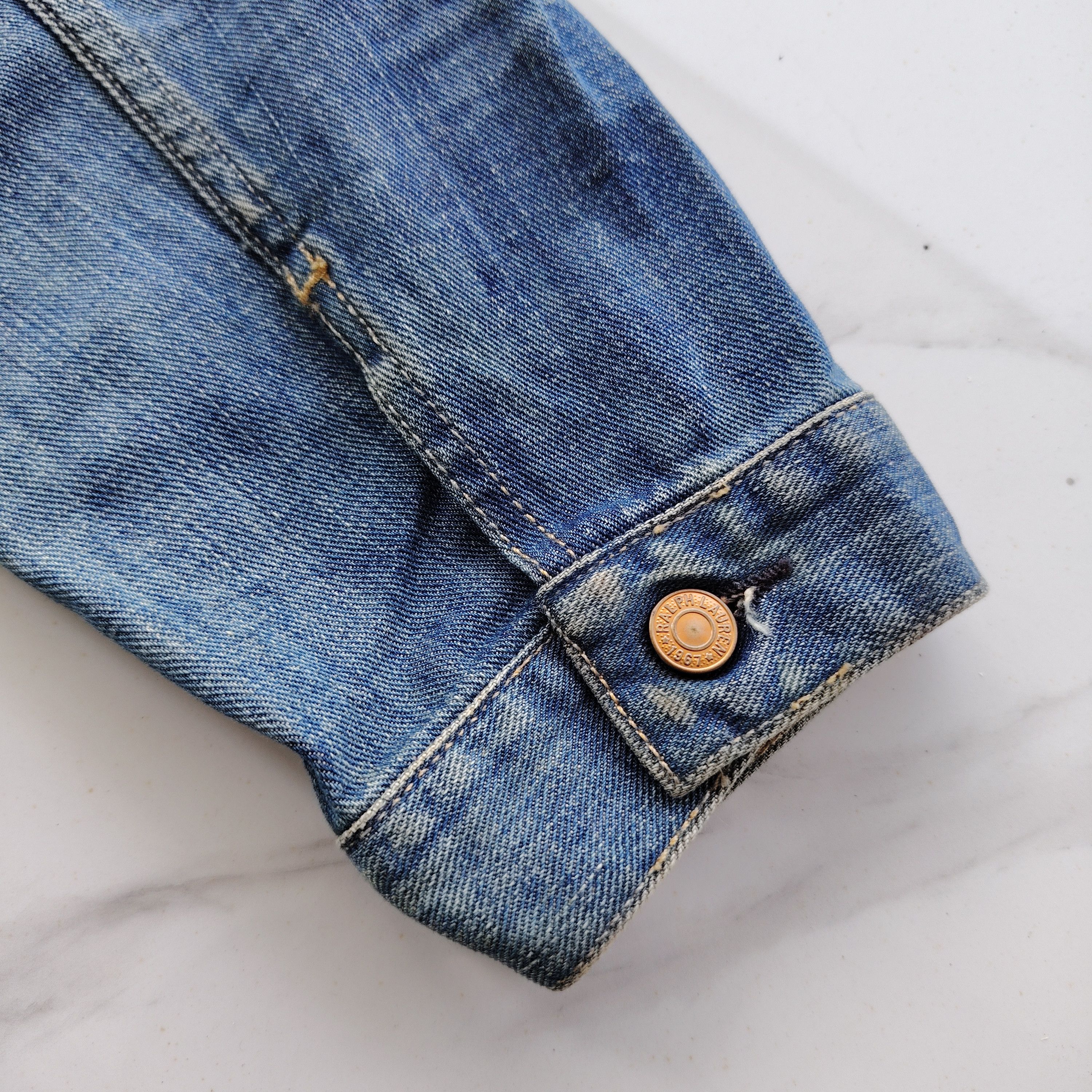 Polo Ralph Lauren Polo Ralph Lauren RL Blue Denim Jeans Jacket Classic Size US L / EU 52-54 / 3 - 13 Thumbnail