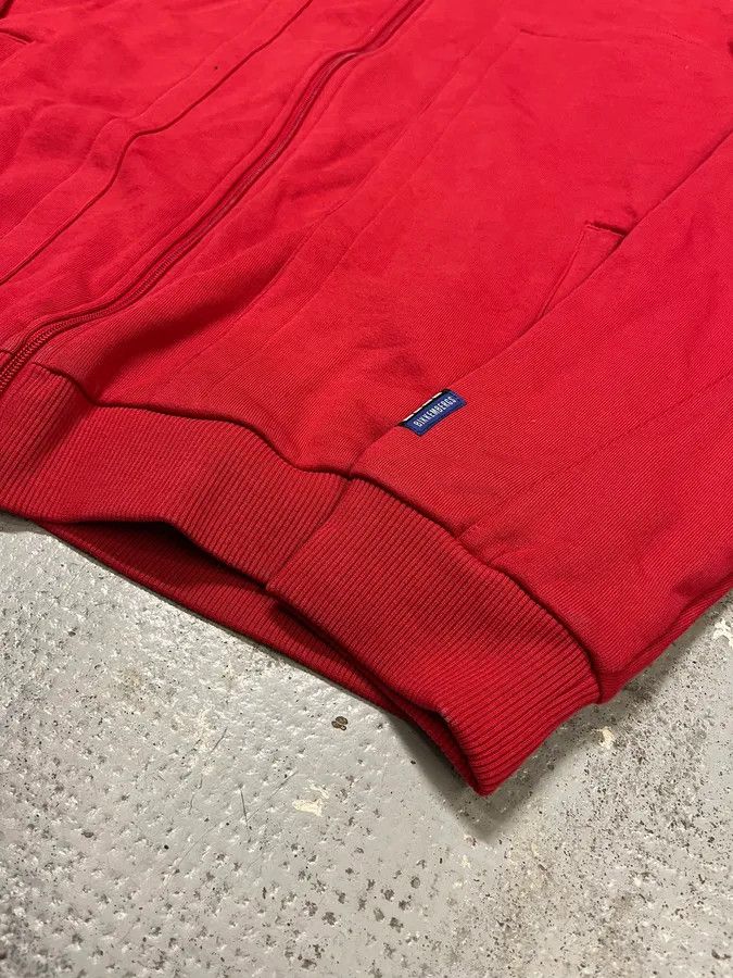 Dirk Bikkembergs Bikkembergs Cotton-Blend Cargo Pocket Red Zip-Up Sweater Size US M / EU 48-50 / 2 - 6 Thumbnail