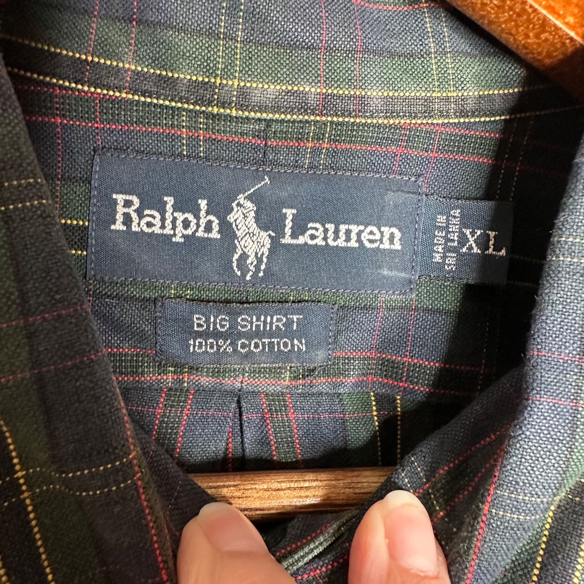 Ralph Lauren Ralph Lauren Plaid Big Shirt long sleeve button down Sz XL Size US XL / EU 56 / 4 - 4 Thumbnail