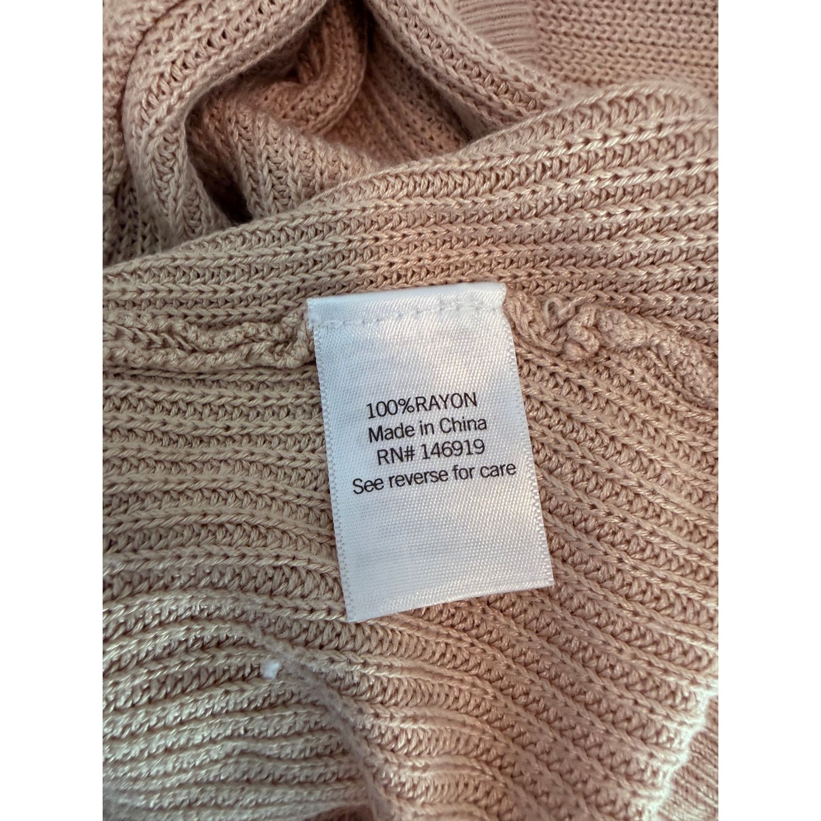Nine West Nine West Tan Open Front Knit Cardigan Women L - A003 Size L / US 10 / IT 46 - 7 Thumbnail