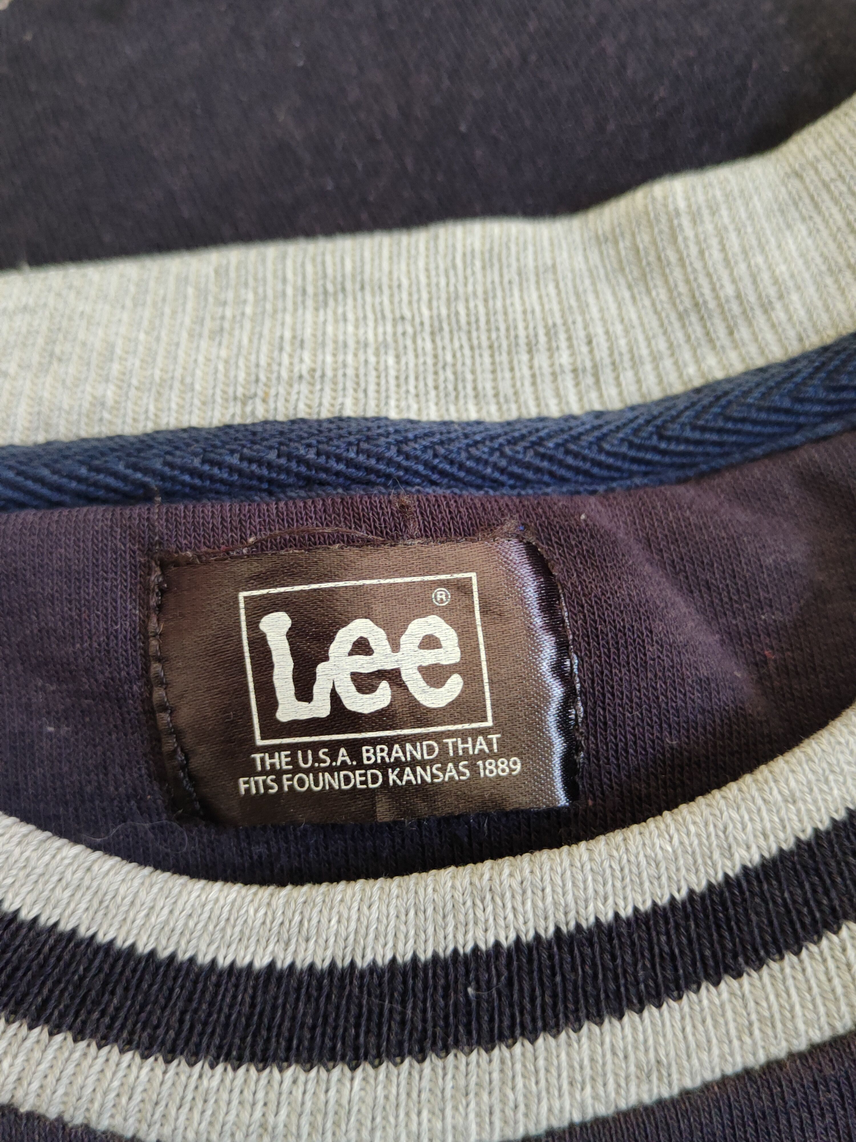 Japanese Brand × Lee × Vintage Lee Dark Blue Faded vintage Sweatshirts #S2118 Size L / US 10 / IT 46 - 13 Thumbnail
