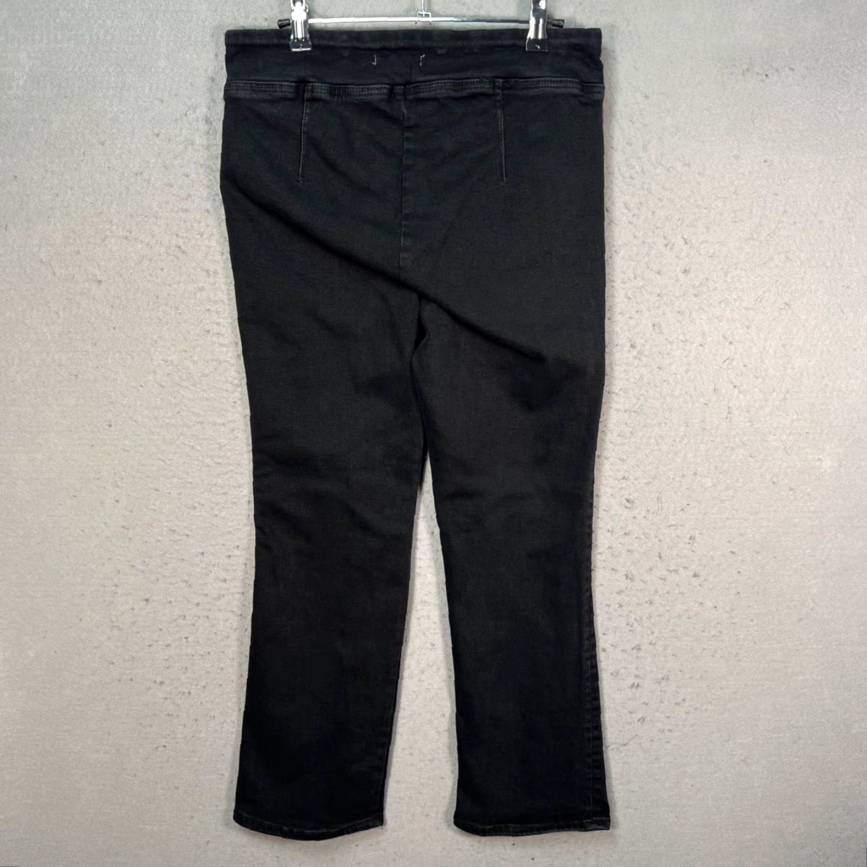 Frame FRAME Jeans Womens Size 2 Black Cotton Blend Denim Pants Straight Stretch 5-Pocket Size 26" / US 2 / IT 38 - 2 Thumbnail