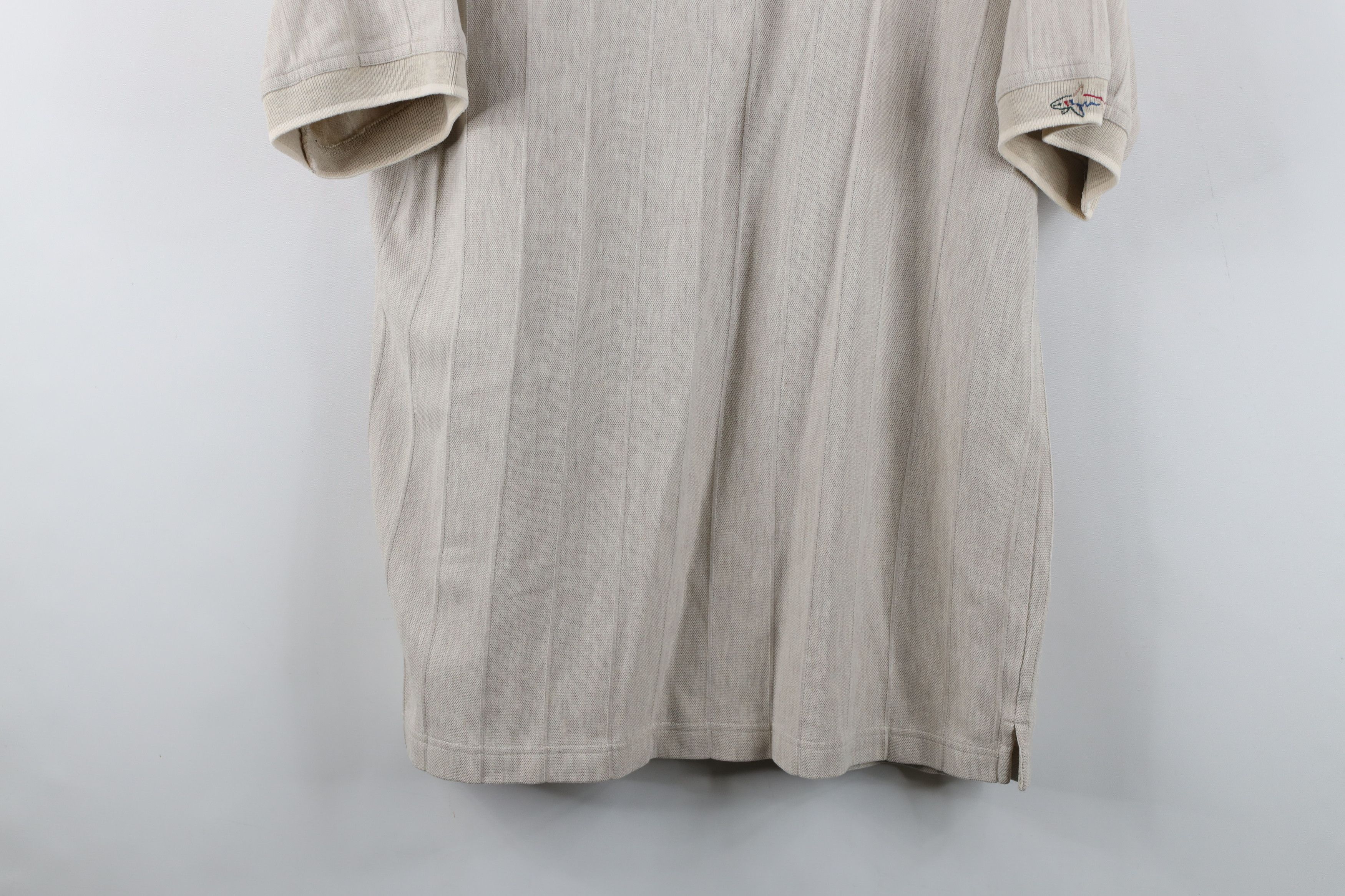 Vintage Vintage 90s Streetwear Geometric Knit Golf Polo Shirt Size US L / EU 52-54 / 3 - 3 Thumbnail