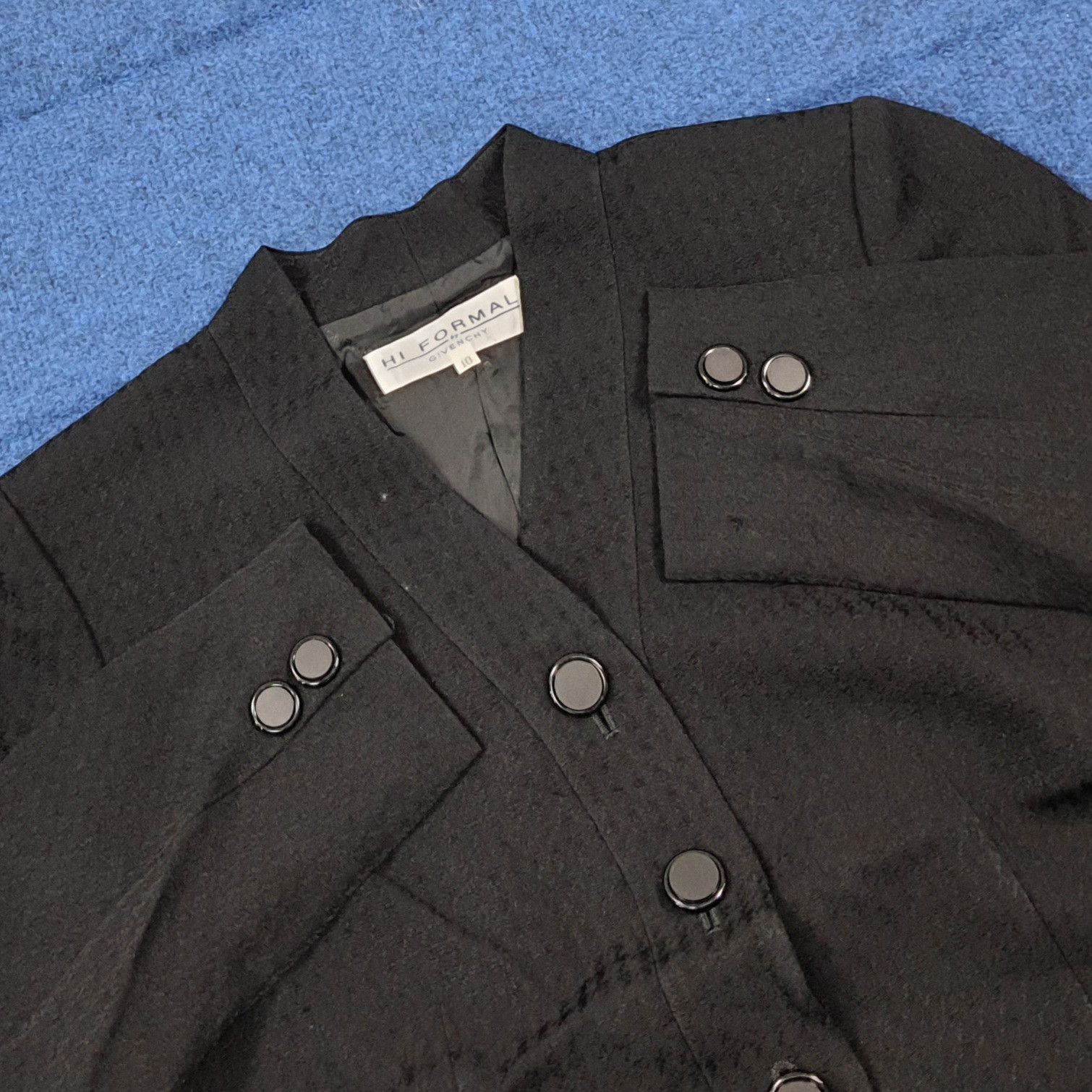 Givenchy Vintage Givenchy Hi Formal Black Blazer Formal Wear C289N6 Size XS / US 0-2 / IT 36-38 - 4 Thumbnail