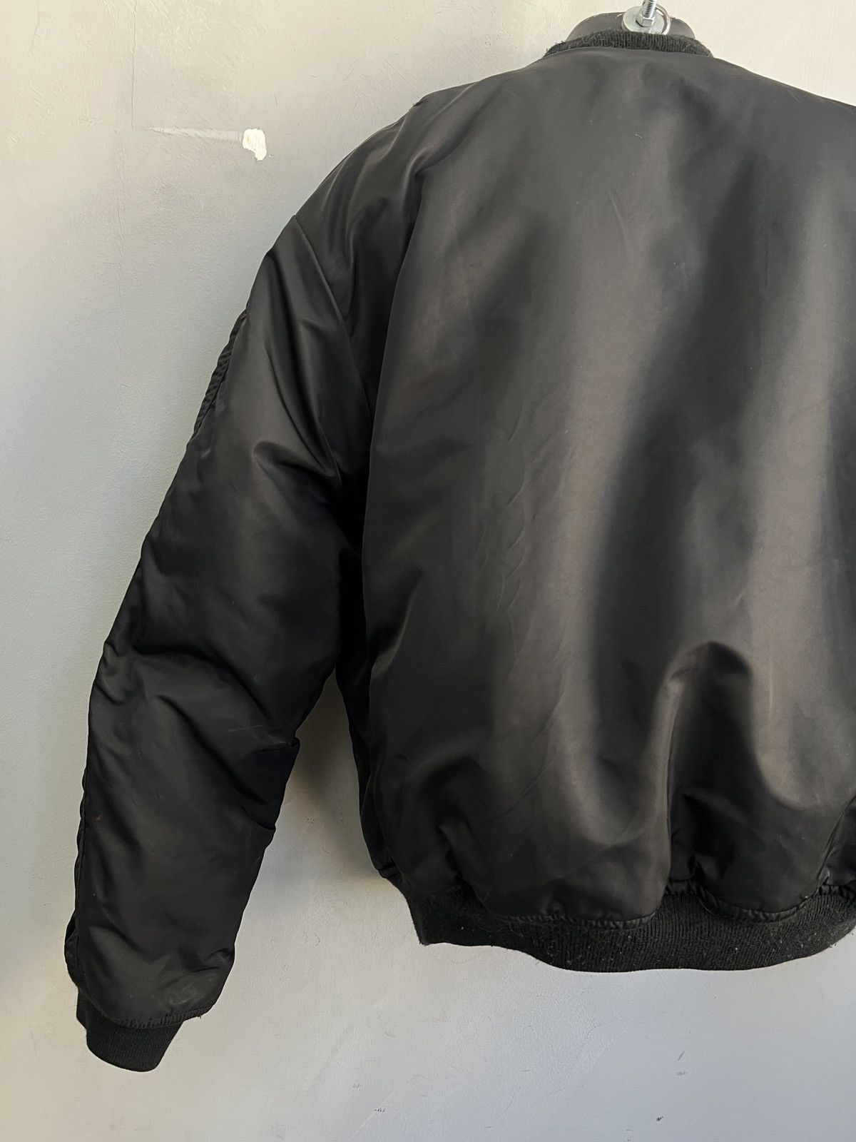 Alpha Industries Vintage Black MA1 Bomber Jacket Military kanye west style Size US M / EU 48-50 / 2 - 10 Thumbnail
